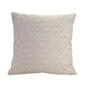 ผ้าคลุมหมอนผ้าลูกไม้สไตล์ฝรั่งเศสสีขาวสไตล์ชนบท ผ้าคลุมหมอนโซฟาสไตล์นอร์ดิก INS สำหรับห้องนั่งเล่น หมอนอิงเตอร์เฟซ หมอนอิงเอว