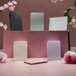 Ốp iPad Lazy Lines Hàn Quốc Dành Cho Pro Air M5 M4 M3 M2 11th A16 12.9 10.9 Mini Tương Thích Với Nhiều Kích Cỡ - Vỏ/Bao Da Bảo Vệ