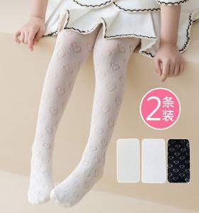 Princess Style Girls Pantyhose Thin Design Baby Stockings: Summer Essential Children Base Layer Tights Four Seasons Universal