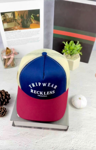 Nón kết mũ lưỡi trai Tripwear Reckless vải kaki phối lưới form đứng chuẩn thời trang đường phố