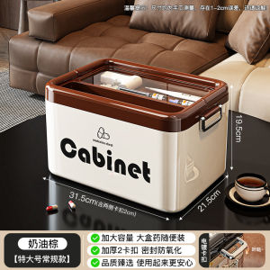 Large Capacity Multi-layer Sealed Emergency Medical Kit Family Use Storage Box for Home First Aid Plastic Medicine Organizer