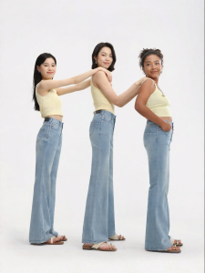 HIPPIE MISS | Hippy Chic High Waist Slimming Bell Bottom Jeans