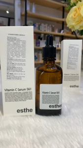 VitaminC serum esthe pro làm sáng da tăng sinh colagen se khít lỗ chân lông hộp 100ml