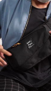 Rev Store - Waistbag Besar Pria ORION Hitam