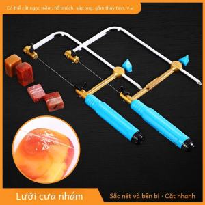 Ultra-Fine Silicon Carbide Cutting Coping Saw Handmade Steel Wire Saw Blade Metal Diamond Jade Ceramic Wine Bottle Glass Beeswax