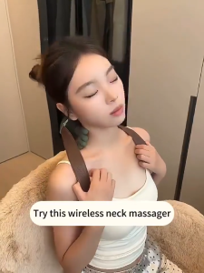 【SG Stock】 N7 Master Hand Shoulder and Neck Massager Cervical Spine Massager Trapezius Neck Massager Hot Compress Electric Cervical Massager Electric
