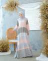 Gamis Rayon Premium / Humaira Dress, Katun Rayon Premium Busui Friendly LD 110cm Fit to XL. 