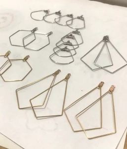 4-10pcs Stainless Steel Ear Wire Earring Hooks Hoop Connector Diy Earrings Accessories Dangle Charms Jewelry Making