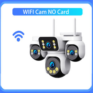 difang | 20MP 4 Screens PTZ Security Camera 4G SIM Card 12X Digital Zoom Auto Tracking Outdoor Wireless IP Surveillance WiFi 20MP