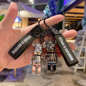 ZEEMIN  Violent bear cute doll key chain wholesale acrylic bag pendant cartoon schoolbag pendant car keychain