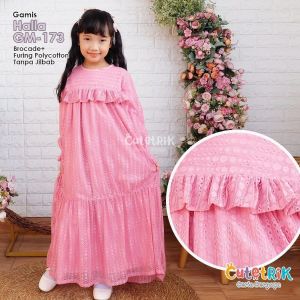 v3i GAMIS PESTA CUTETRIK TEEN KOMBINASI  MIX BROKAT TILLE ANAK REMAJA TANGGUNG TERBARU