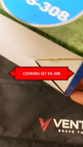 [VENTURIS] Cooking DS 308 Nesting Alat Masak hiking outdoor Camping Venturis Adventure