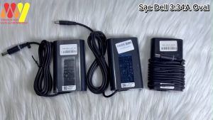Sạc Laptop thay cho Dell 19.5V - 3.34a - 65W Chân kim nhỏ - Tặng dây nguồn [AF06] [SHP1]