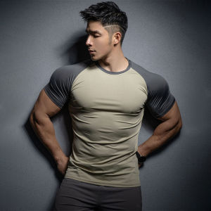 Quick-drying High Elasticity Mens Summer Sport Shirt