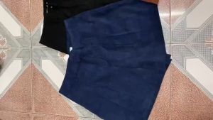 Quần Short Nhung Kèm Đai Cạp Cao đủ Màu-MAS-mã nhung kèm đai