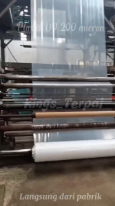 Plastik UV Ukuran 1x3 Plastik Transparan Plastik Bening Tebal 200 micron/0.20mm
