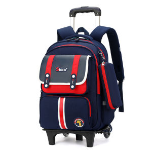 Túi Xách Trẻ Em Có Tay Cầm Kéo 6 Bánh Có Thể Tháo Rời Túi Xách Học Sinh Tiểu Học Cho Bé Trai Và Bé Gái Túi Xách Học Sinh Có Thể Leo Cầu Thang