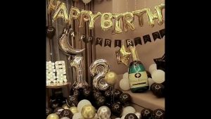Balloon Garland Arch Kit Platinum Confetti Balloons Retro Green Balloons and Gold Metallic Chrome Latex Balloons Set for Wedding Birthday Balloons Baby Shower Decoration