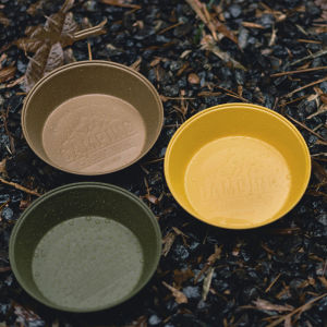 Thous Winds Retro Deep Stainless Steel Plate Large Capacity Outdoor Steak Fruit Serving Dish Picnic Camping Barbecue Utensils