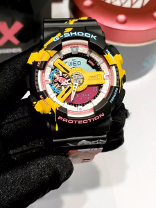 GSHOCK Series GA-110 League of Legends Jinx Theme LOL Co branded Mens and Womens Sports Watch，Ready to Ship Warranty Model GA-110LL