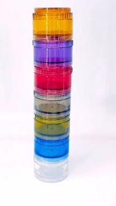 7 grids Multifunctional Pill Box storage box with Divided Compartments for Convenient Storage and Transport