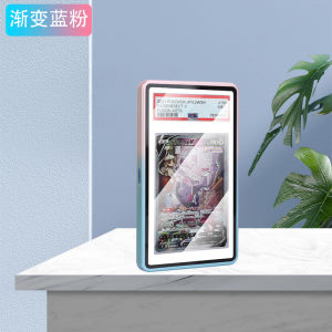 Blue Purple Snowflake Magnetic Metal Protection Shell PSA35pt Pokemon Rating Card UV Protection Display Frame Collectible Cards