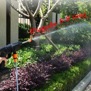 ปืนฉีดน้ำแรงดันสูง ปืนฉีดน้ำล้างรถ เครื่องฉีดน้ำไร้สาย เครื่องฉีดน้ำ  ปืนฉีดนำแรงสูง ทำโฟมได้ ล้างรถ ล้างพื้น รดน้ำต้นไม้ เครื่องฉีดน้ำล้างรถ เครื่องฉีดน้ำแรงดันสูง 🔥ฟรีกล่องเครื่องมือ🔥