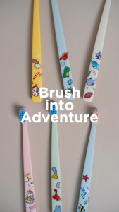 Flipper TWIGO Kids | 2pcs Value Pack | Soft Bristles Toothbrush with 3640 End-Rounded Filaments | Protect Gums | BPA-Free
