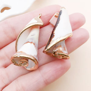 2 Chiếc Vỏ Sò Biển Tự Nhiên Quyến Rũ Nhỏ Conch Vỏ Ốc Xà Cừ Hạt Cho DIY Trang Sức Làm Phụ Kiện-Vòng Cổ Vòng Tay Mặt Dây Chuyền
