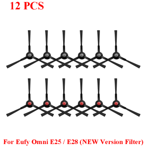 Accessories For（Eufy Omni E25 / E28） Vacuum Cleaner Main Roller Side Brush Roller Mop Cloth Dust Bag  Filter Cleaning Brush
