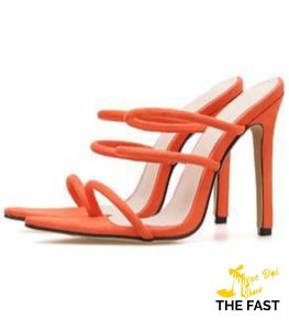 [HCM]Dép  guốc  xinh mũi nhọn ba dây ngang NĐ107