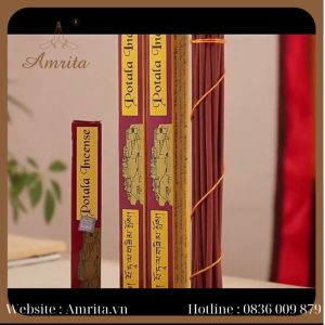 Nhang Tây Tạng Potala thảo mộc - nhang thiền - Hương nhang - Hương Potala - Nhang Potala Nepal Tây Tạng -Trầm - Amrita