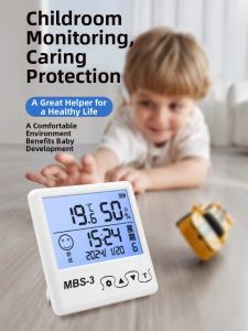 LECAN | High Precision Indoor Thermometer Hygrometer Digital Mini Wall Hanging