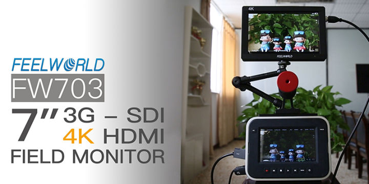 Monitor FEELWORLD FW703 7 Pollici Per Videocamera - Full HD Con Input 4K HDMI E SDI - Foto 11