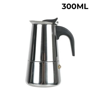Bình Pha Cà Phê Moka Bằng Thép Không Gỉ - Bình Pha Cà Phê Espresso Latte Thủ Công 2/4/6 Cốc Có Bộ Lọc Dùng Trên Bếp Dành Cho Nhà Bếp Pha Mocha Espresso Latte