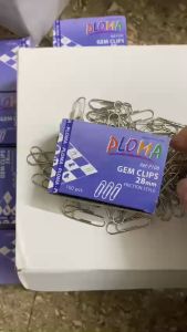 Sét 100 kẹp giấy bằng kim loại chống gỉ tiện dụng.