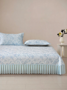 Mercury | Washable Skirted Patterned Ice Silk Summer Cooling Mat