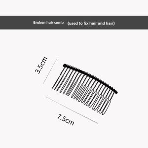 Fixed Back Head Hair Patch Invisible Hairpin Hairpin-Shaped Headband Seamless Hair Storage Hair Comb Bang Comb