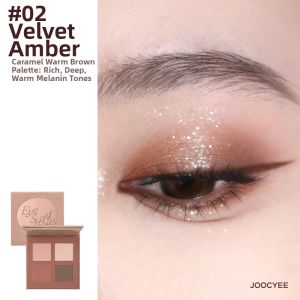 JOOCYEE | Earth Tones 4-Color Eyeshadow Palette