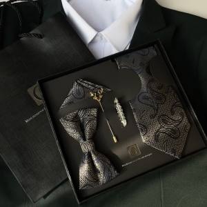 Tie Mens Fashion R Suit Casual Korean Style Bow Tie Groom Groomsmen Gift  Set for Boyfriend Birthday Gift