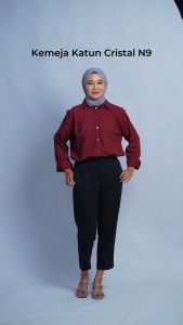Hannah Kemeja Katun CRISTAL (N9) Katun