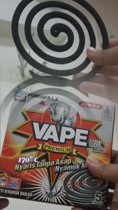 Obat Nyamuk Bakar Jumbo Tanpa Asap isi 5
