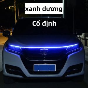 Dải Đèn Mui Xe Ô Tô 120cm/150cm/180cm Đèn LED DRL Linh Hoạt 12V Đèn Trang Trí Xung Quanh Ban Ngày Cho Ô Tô
