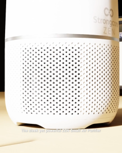 Strongcore ZEN 150m³/h  CADR Auto-Sensing Air Purifier Medical-Grade Multi-Layer HEPA 13 Low Noise