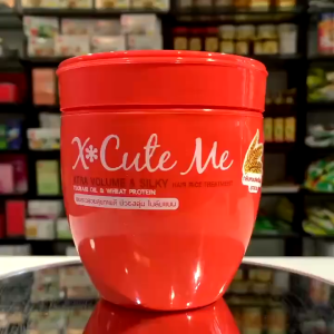 Kem Ủ Tóc Xcute Me Xtra Volume & Silky Màu Cam 450g Giúp Tóc Suôn Mượt Hiệu Quả