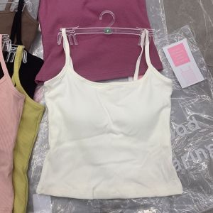 Henny Rue 2320 ผู้หญิง Integrated Basic เสื้อกั๊ก Style Bra With Chest Pad Thin Cup Backless เสื้อกล้าม All Year Round Neutral