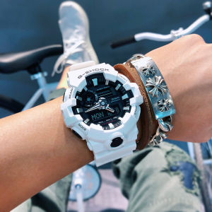 นาฬิกาข้อมือ Casio G-SHOCK รุ่น GA-110AC-7A สำหรับผู้ชาย แบบลำลอง วัสดุสายยาง หน้าปัดขนาดใหญ่ 52 มม. ความลึกน้ำ 200 เมตร