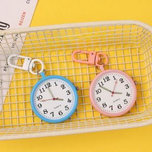 Quartz Pocket Watch Clearly Positioned Student Large Dial Digital Hanging Watch Keychain Pendant Watch