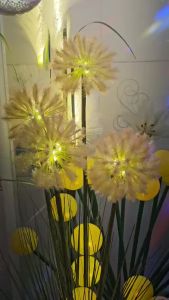 (1 bó) Đèn led trang trí bồ công anh / hoa cỏ vàng