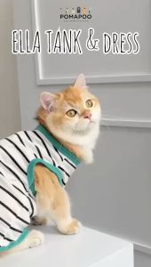 Ella Tank Dress - Dress Kucing dan Dress Anjing POMAPOO Premium Berkualitas